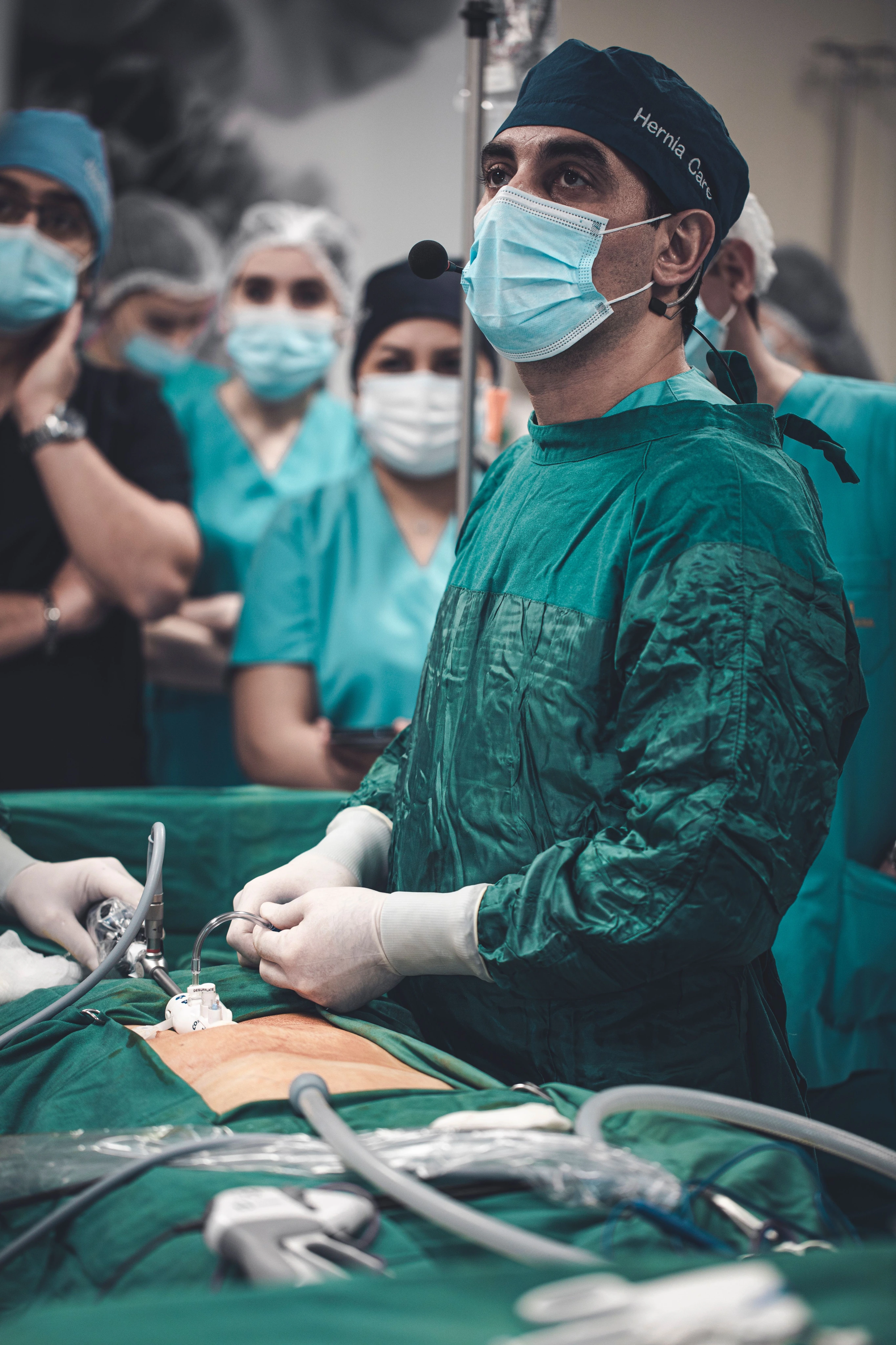 Surgeon in operating theater